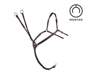 丹麦MONTAR胸带低头革马匹马术用品