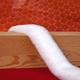 仿獭兔毛条旗袍汉服包边服装下摆毛绒条辅料装饰毛条辅料兔毛边条