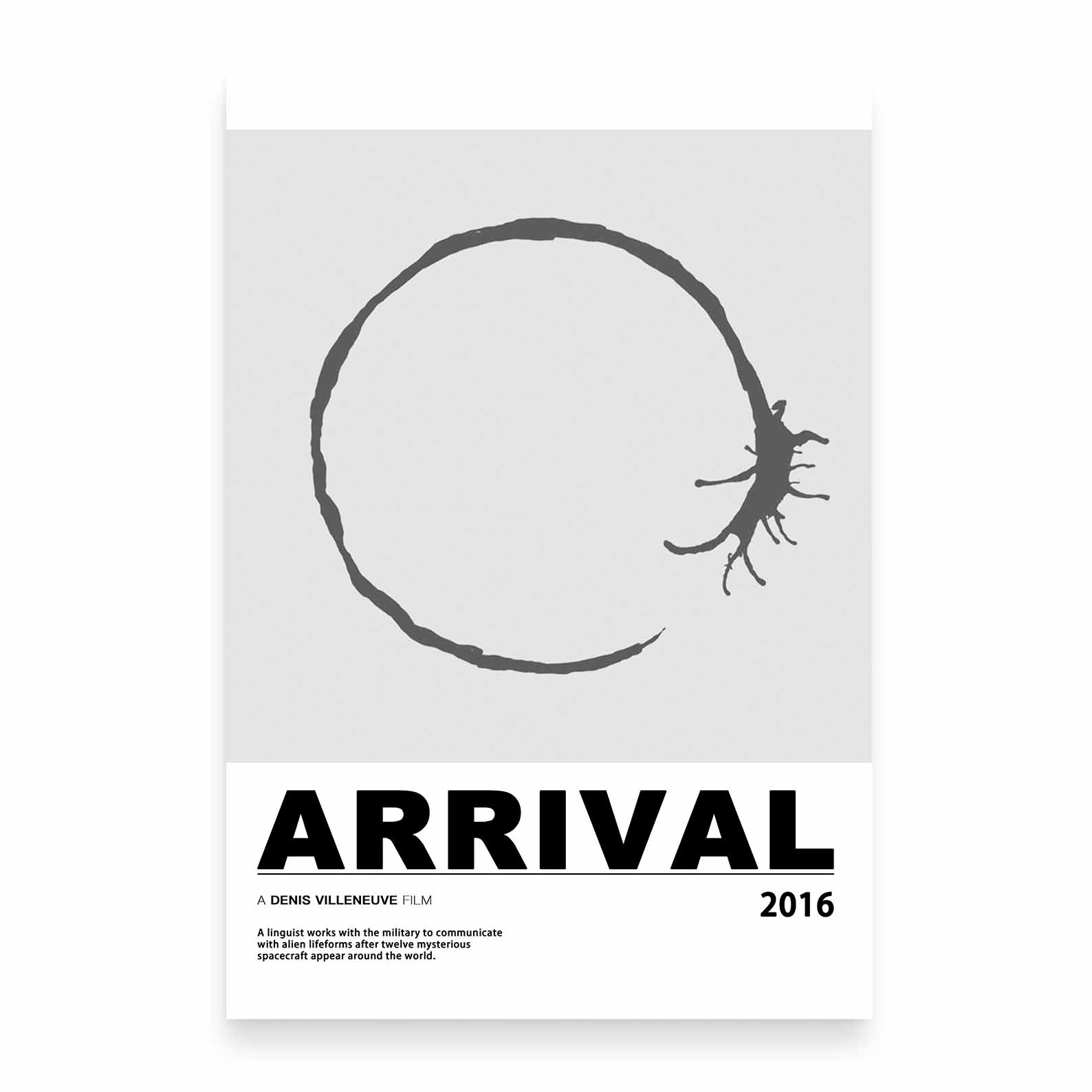 降临 Arrival | 科幻电影海报 自制小众文艺装饰画