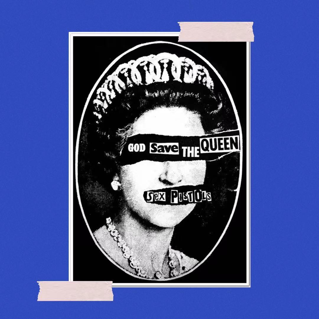 Sex Pistols 摇滚音乐乐队海报 黑白复古装饰画