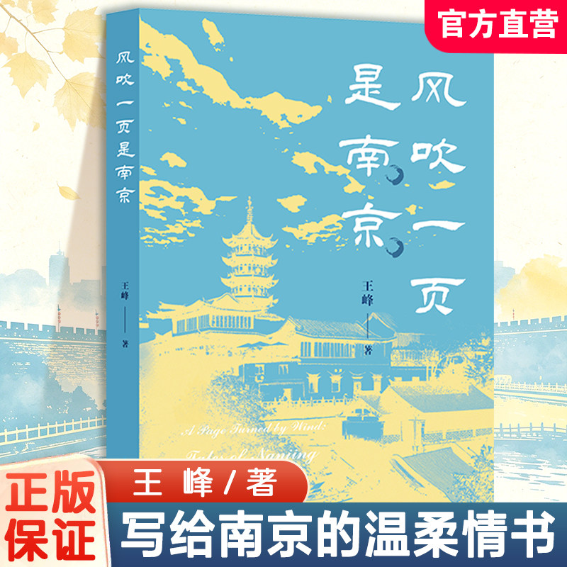 风吹一页是南京 王峰著 南京城市人文随笔 六朝古都街巷文化散文书籍 于故人岁月里见证人与城池共生 诉说金陵文脉代代不息