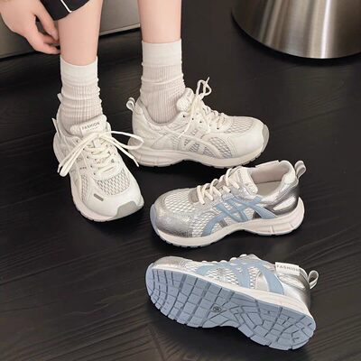 轩美诗2026新款春季厚底老爹鞋女鞋休闲女鞋80128