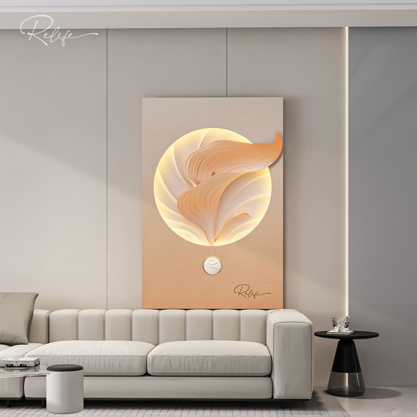 现代简约客厅玄关装饰画可侧挂