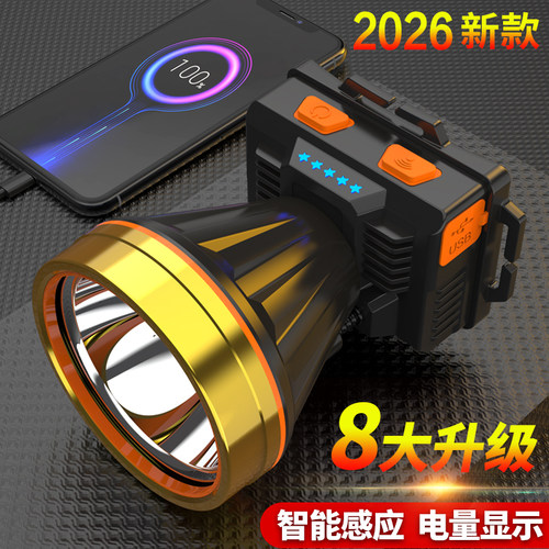 2026新品超亮强光头灯8大升级