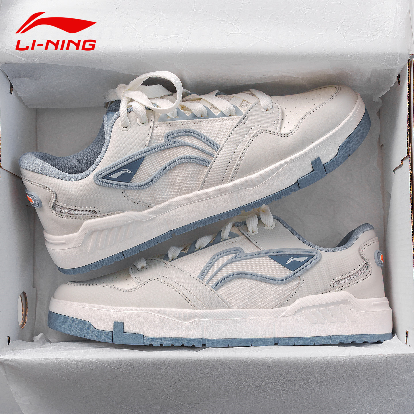 李宁COMMOM80s男子舒适软弹板鞋