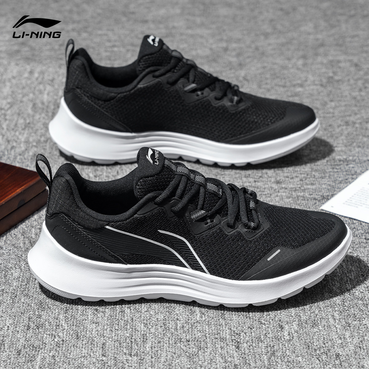 2026李宁跑鞋跑步鞋男鞋秋季新款透气网面减震男款休闲运动鞋子男,运动鞋new,跑步鞋,淘宝优惠券,粉丝福利购,淘宝优惠卷