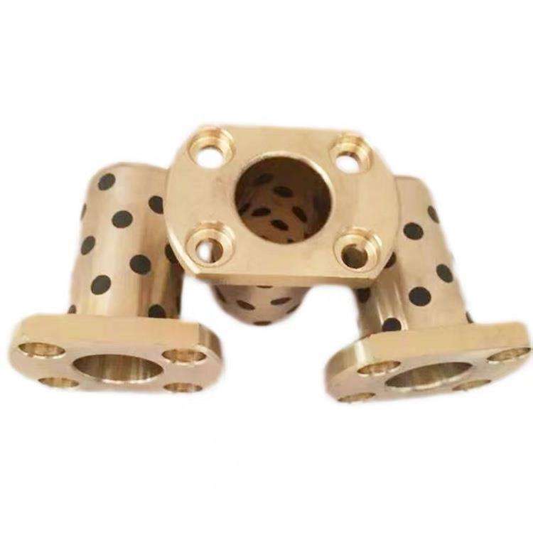 速发MPTZ16-20/25/0/40铜套型两面切割MPTP法兰无油自润滑石墨铜