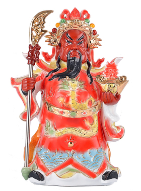 速发关公武财神佛神家件关公神像财像爷摆用店铺供奉摆件