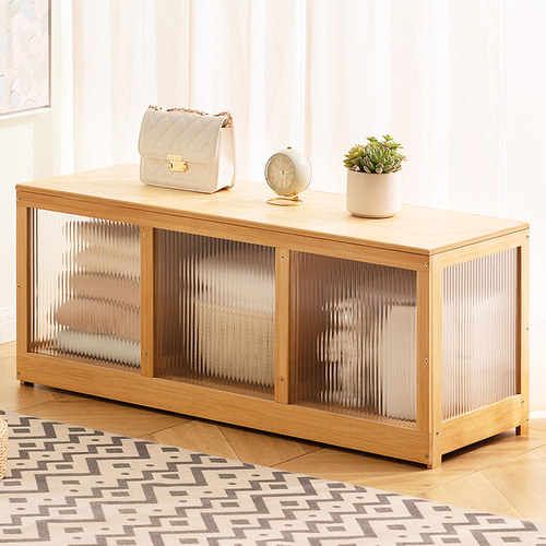 木马人飘窗收纳柜阳台储物柜子