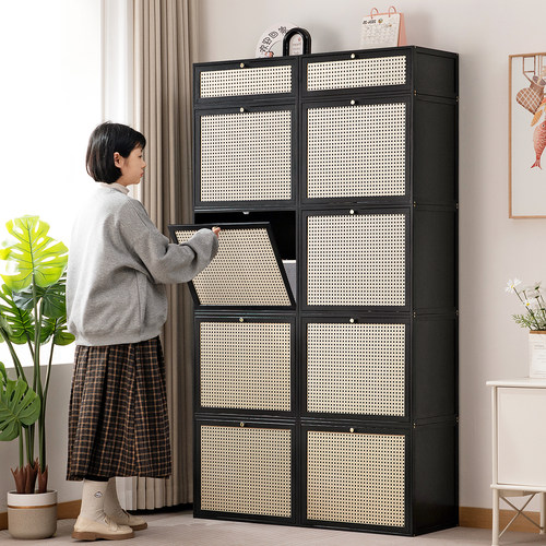 收纳箱家用前开式翻盖儿童玩具