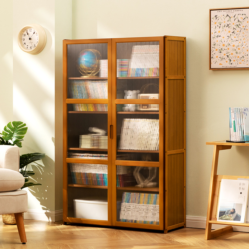 木马人书柜现代简约带门书架子