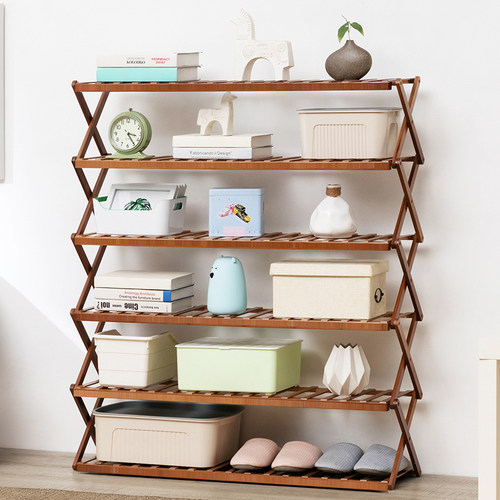 木马人折叠置物架子简易卧室收纳