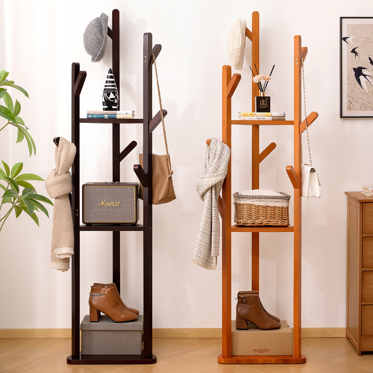 挂衣架落地式卧室衣帽架