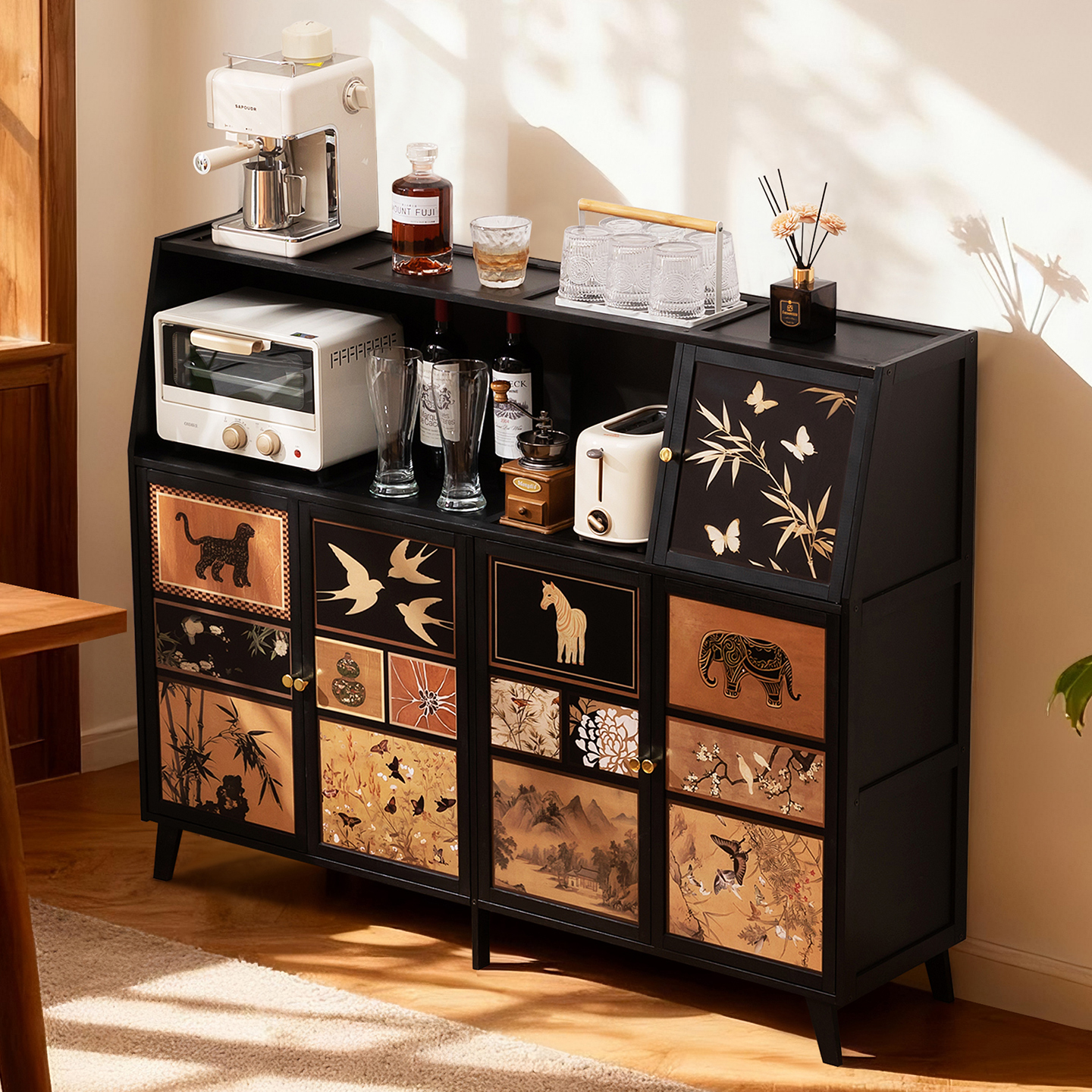 厨房置物架子2025新款落地收纳架