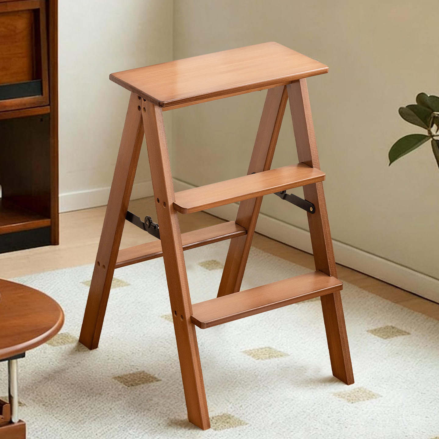 折叠梯凳家用登高梯两用伸缩室内