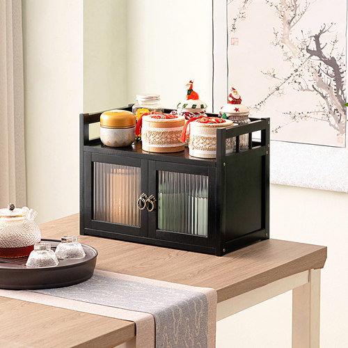 木马人桌面茶具置物架茶桌博古架