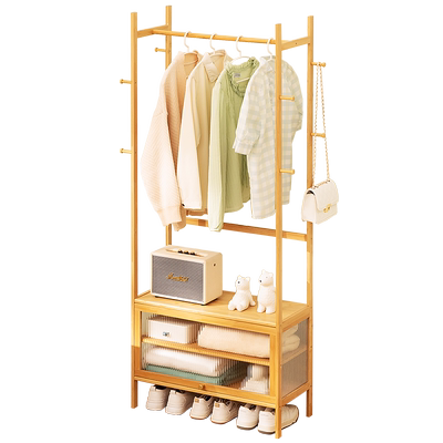 木马人挂衣架落地式衣帽架