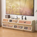 电视柜客厅2025新款 家用中古风电视机柜子落地小户型卧室组合实木