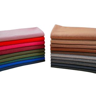 毛呢布料面料秋冬纯色仿羊绒羊毛外套服装大衣裙子diy呢子布清仓