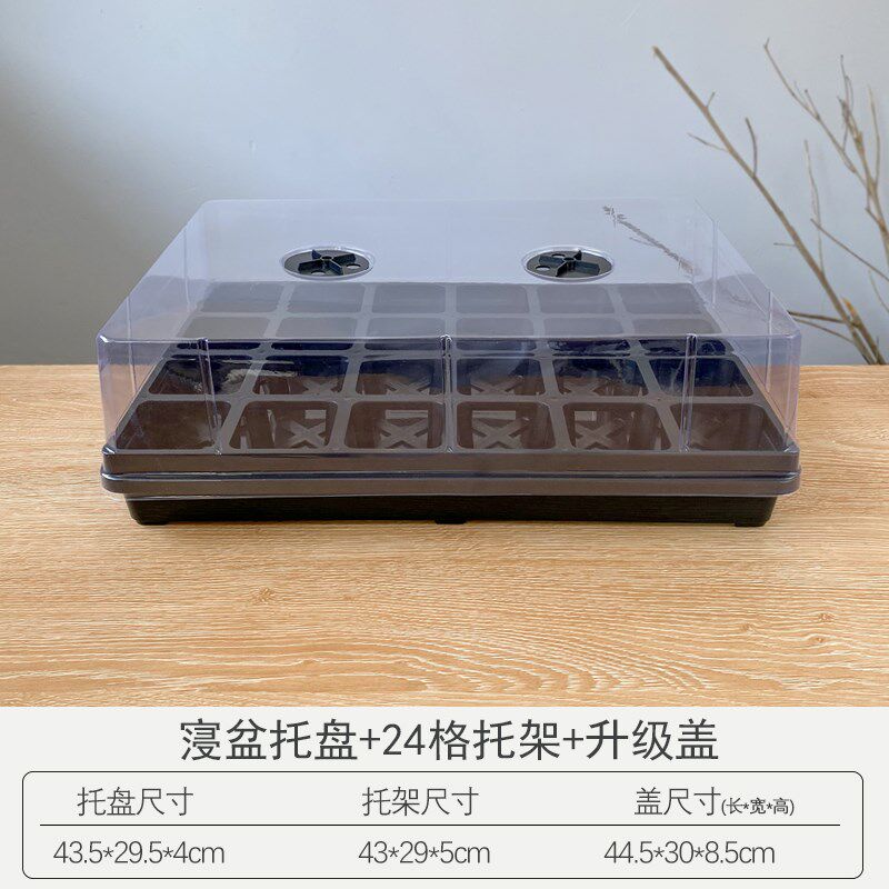 速发速发2代托盘多肉叶盆育苗盘特厚方整盆理盘蓄水闷养盒多肉浸