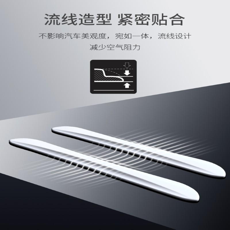 速发车门防撞条汽车硅胶防刮蹭防车条保边透明门护擦身装饰贴#