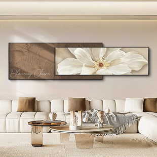 速发客厅装饰画简约墙朵叠理画沙发背景花挂画大气肌加壁画