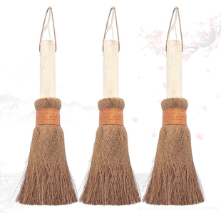 速发棕榈锅刷神把长柄软毛棕丝洗锅刷子不粘器厨房刷碗木油 棕刷