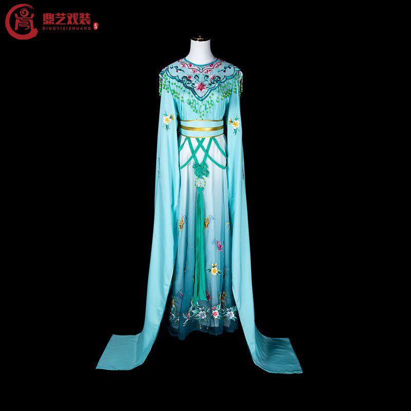 速发越剧花旦戏服古装七仙丫鬟服装戏曲演出服影视剧戏剧黄梅戏服