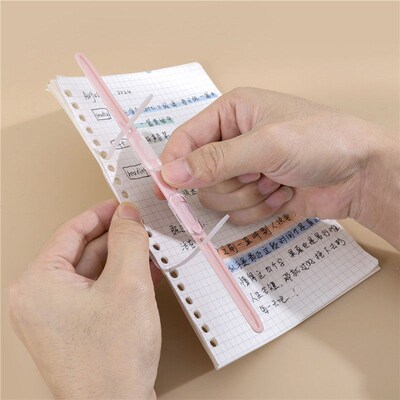 速发原子夹文件夹双孔文件装订条资料夹子塑料资料打孔器装订成册