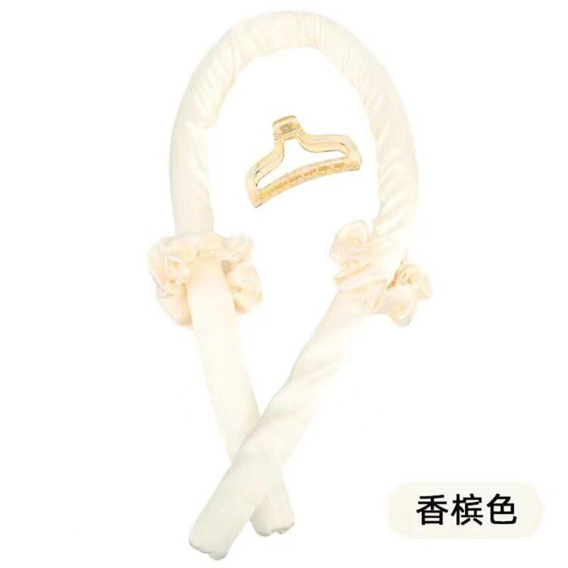 速发temu睡眠泡沫海绵无热卷发棒大波浪发圈套装懒人卷发器