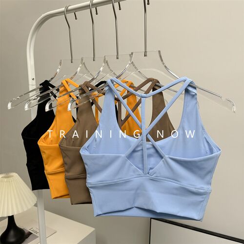 速发运动内衣夏季高强度普拉提防震防下垂瑜伽服一体美背心式文胸