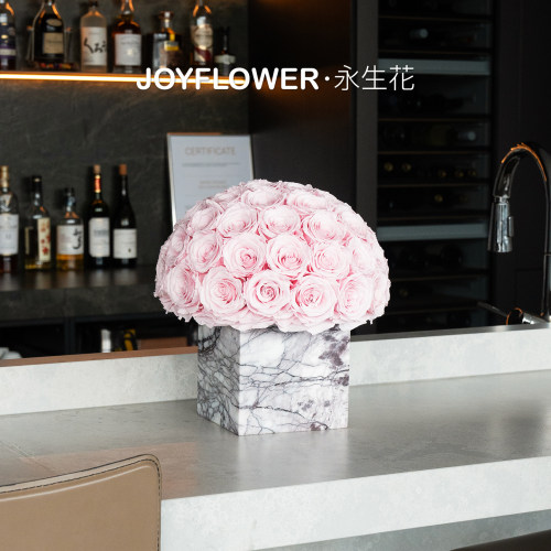 JOYFLOWER大理石永生花家居花瓶