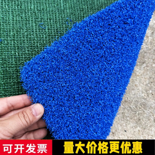 深蓝色果岭草高密度仿真草坪门球场高尔夫假草皮卡通氛围装饰地毯