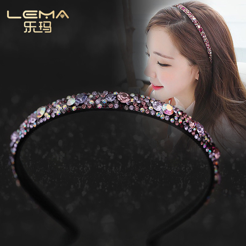 宽边发箍发卡网红2022新款轻奢韩国发饰手工满钻捷克水钻头饰发捆在类目 饰品/流行首饰/时尚饰品新, 发饰中 - 来自Buy2taobao.com提供专业的淘宝代购服务