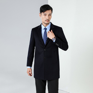 高端职业毛呢大衣女冬外套男女同款工作服银行物业商务行政公务员