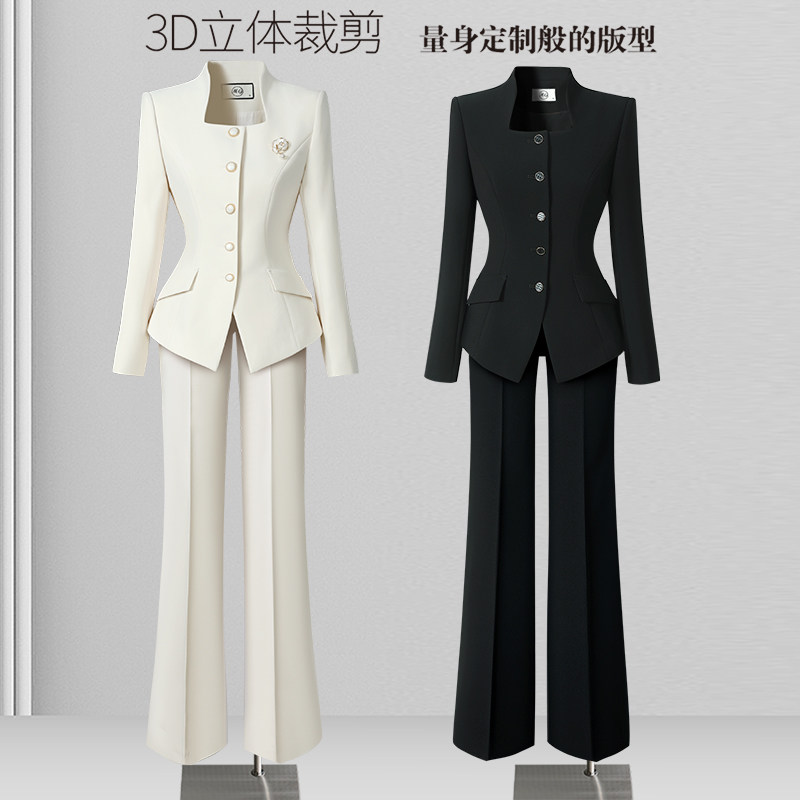 秋季西装套装女职业正装高端女士工装前台珠宝店职业工作服美容院