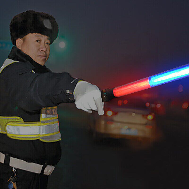 速发交通指挥棒夜间指挥荧光棒手持式闪光棒交通安全警示灯款