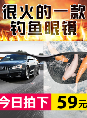 速发墨清偏光钓鱼 抓鱼垂钓看漂 日夜两用近视看水底镜