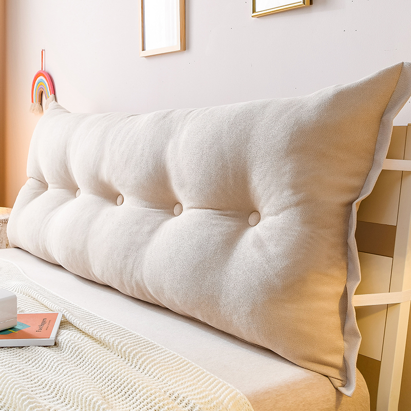 速发床头板长靠枕沙包靠垫软发大靠背护腰枕榻榻米靠上床背可拆洗