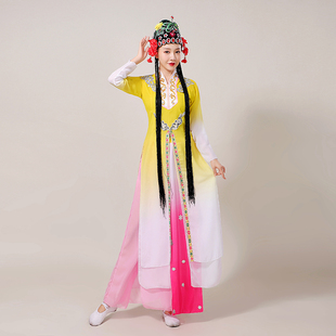速发民典舞蹈演出服戏曲服装新款忆青套京剧越剧中国风古族花旦衣