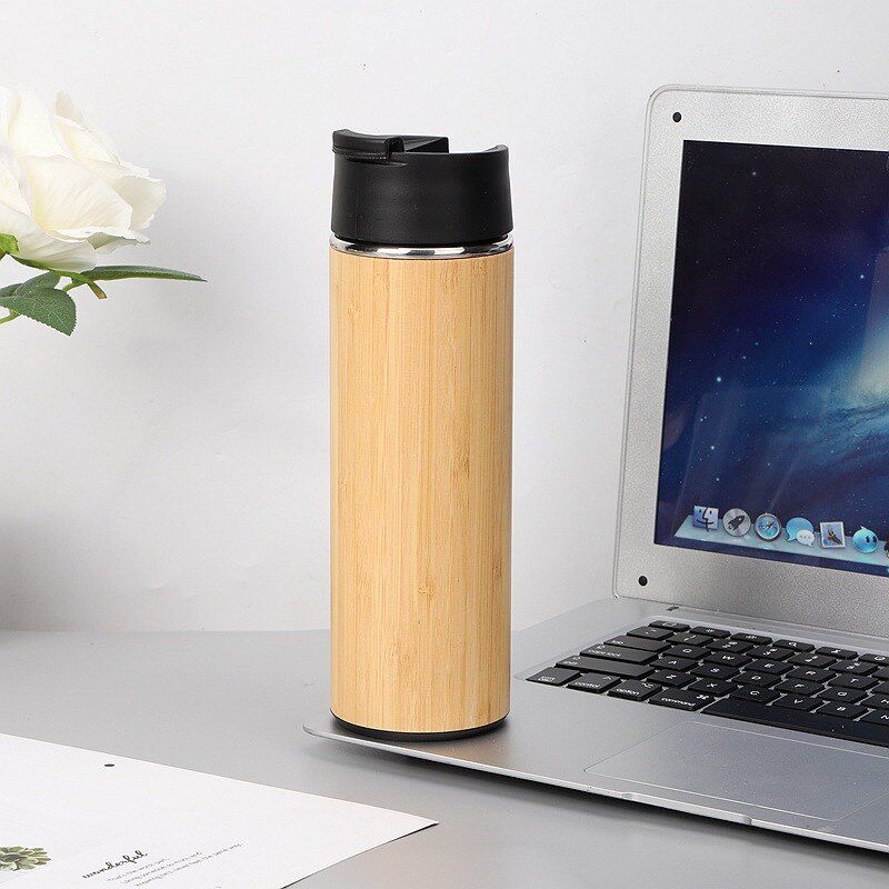 速发携意 竹制咖啡杯0创不锈钢汽车杯 户外真空便4保温水杯 厂家