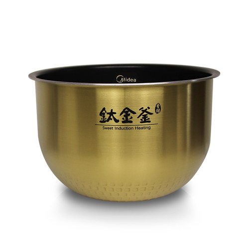 适用美的电饭煲WFS5098IH/FS5088/FS5089/WFZ5099IH钛金釜内胆5L