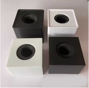 电视台标亚克力定制采直角台标麦克风话筒套记者台标麦牌话筒套