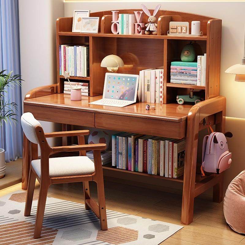 速发安s实木电中桌书桌书架一生桌学生家用卧室儿童学习桌初高脑,住宅家具,红木书柜/书架,淘宝优惠券,粉丝福利购,淘宝优惠卷