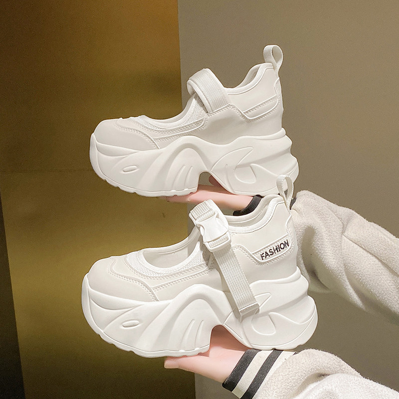 速发1m婚鞋主婚纱神器婚礼不高增累脚新娘鞋厚底松糕高丽珍玛跟鞋