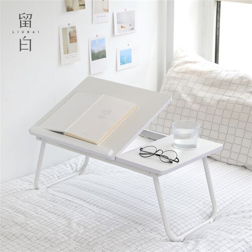 速发折叠式电脑懒学生易舍床上桌简宿阅读可调节桌人桌子写字大