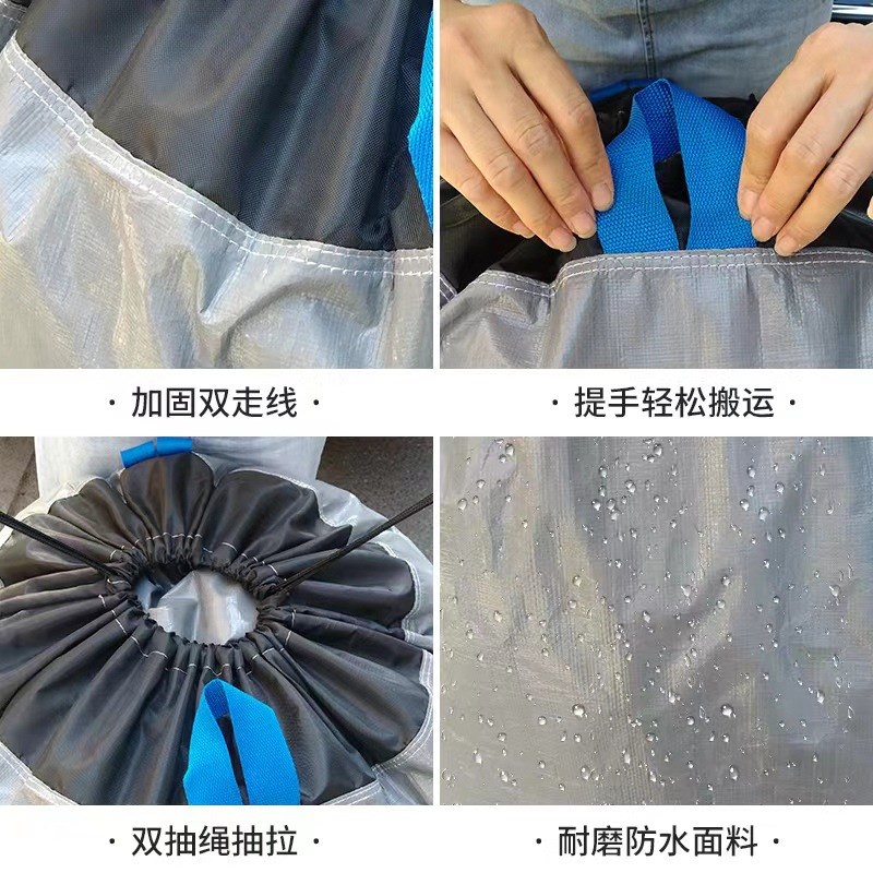 速发快递中转打快递袋袋袋耐磨编织袋包收纳袋可印LOGO覆膜深灰