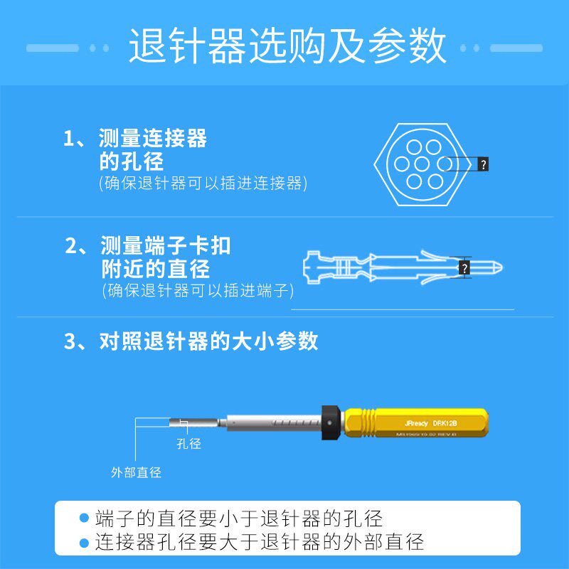 速发浩亭矩形重载连接器HDD哈丁TE唯恩10A冷压端子取针器TL00B退