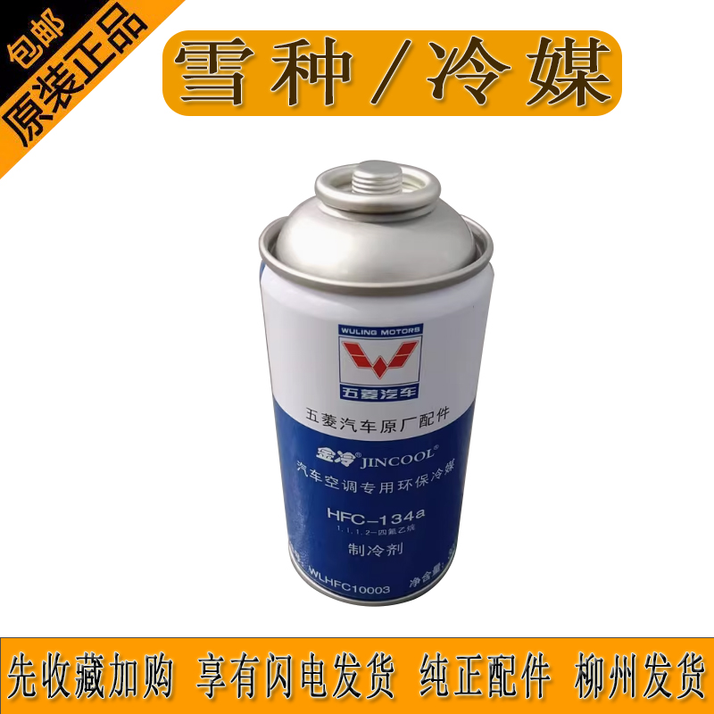 五菱汽车原厂配件汽车空调专用环保冷媒HFC-134a制冷剂300克雪种