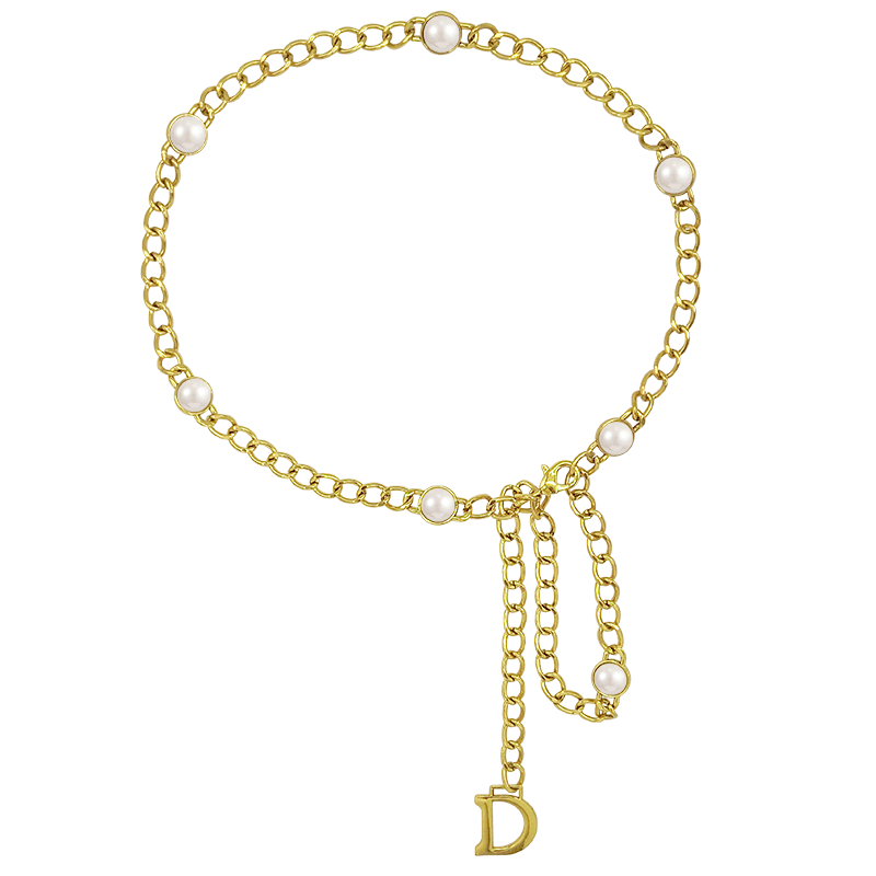 苏心小众设计款长金属色配饰珍珠